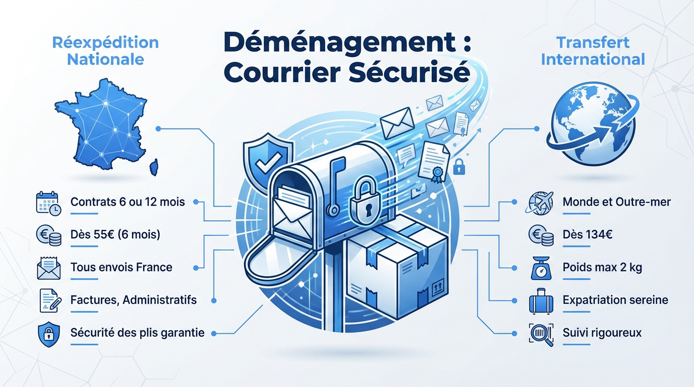 Service de réexpédition de courrier pour un déménagement serein